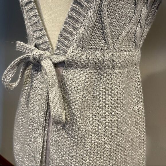 Aeropostale short sleeve open cardigan with front tie size XS - Picture 4 of 13